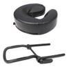 Master Massage Universal Simplicity Adjustable Massage Table Face Cradle and 3.5 Inch Universal Face Cushion/Face Pillow Set - Massage Table/Massage Chair Headrest Platform Set (Black) view 1