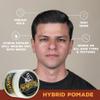 Suavecito Hybrid Pomade For Men - Medium Hold - High Shine - Oil & Water Based Formula - Easy To Wash Out - 4 oz view 4
