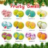 Advent Calendar 2025, 24 Piece Christmas Bath Bombs for Kids, 24 Days of Surprise Bath Bombs for Kids with Christmas Themed Jewelrys Inside view 2