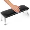 Merterfly Arm Rest for Nails, Sturdy Nails Arm Rest for Nail Tech with Space for Nail Lamp, Reduces Back Pain, Easy Clean Hand Rest for Manicures and Pedicures (Black) view 1
