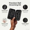 MANSCAPED Shears 3.0, 5-Piece Precision Mens Nail Grooming Travel Kit, Stainless Steel Manicure Set with Fingernail & Toenail Clippers, Nail File, Slant Tip Tweezers, Cuticle Scissors, Travel Case view 2