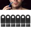 Horoper 6pcs Cleaning Brush, Mens Electric Shaver Cleanings Brush Hair Remover Shaving Brush Replacement Brushes Nylon Cleaner Set Nylon Black view 2
