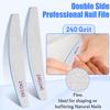 240/240 Nail Files with Fine Nail Drill Bits for Acrylic Nails view 3