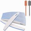 100/180 Nail Files with Fine Nail Drill Bits for Acrylic, Gel Nails view 1