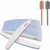 100/100 Nail Files with Fine Nail Drill Bits for Acrylic Nails view 1