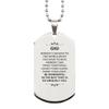Gigi Gifts, Nobody can give to the world what you have to give, Family Love Gifts for Gigi, Lovely Birthday Silver Dog Tag, Novelty Holiday Gifts view 1