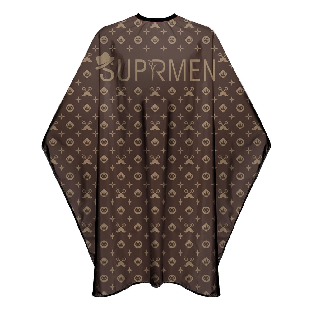 Barber Capes for Men Professional Haircut Capes with Snaps Salon Capes for Stylist -63"*56"(Brown)