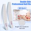 80 80 Nail Files with Fine Nail Drill Bits for Gel Nails view 3