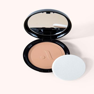 Absolute New York Locked-in Powder Foundation, Women Make-up Cosmetic Accessories, Long-Lasting Formula (MFLN03 Cool Beige, 2.4 oz)