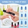80/80 Grit Nail Files with Safety Nail Drill Bits for Acrylic Nails & Gel Nails view 4