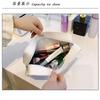 2023 New White Simple and Fashionable Transparent Makeup Bag Large Capacity Storage Bag Portable Advanced Feel Handbag (pink) view 3