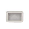 2023 New White Simple and Fashionable Transparent Makeup Bag Large Capacity Storage Bag Portable Advanced Feel Handbag (white) view 1