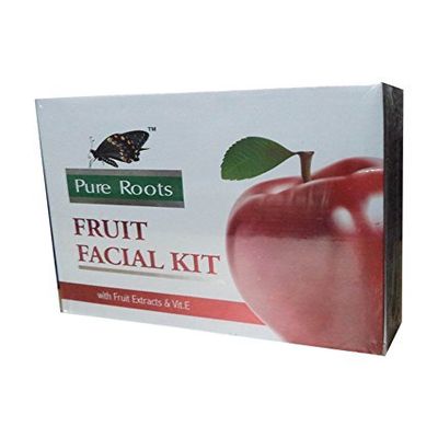 Fruit Facial Kit Natural and Organic Ingredients Suitable for All Skin Types 80 Grams with complimentry Aloe Vera Lotion