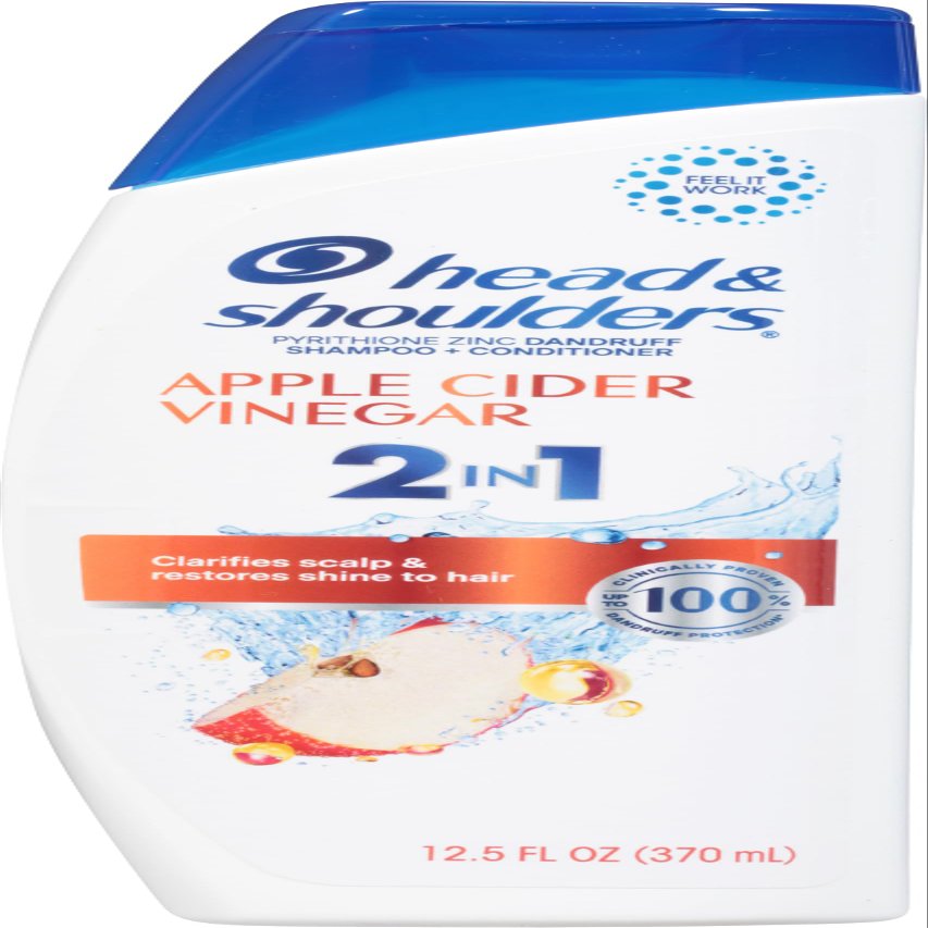 Head & Shoulders, 2 in 1 Apple Cider Vinegar Shampoo + Conditioner, 12.5 Fl Oz