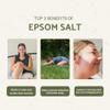 Nature Packaged Epsom Salt (48oz) - Direct from The Shore of The Dead Sea - Organic Salt as Body Scrubs, Bath Salt, and Foot Bath Soak 2 Packs view 2