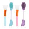 Face Mask Applicator,4 Pcs Silicone Face Mask Brush Reusable Facial Brushes Applicator for Applying Skin Care Products Skincare Supplies Tool for Face Mask Eye Mask Body Lotion view 1