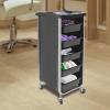 CheriMuMu Salon Trolley Cart with Wheels, Multipurpose Beauty Tool Cart Salon Rolling Cart with 5 Drawers and Dryer Holder Suitable for Beauty Salons, Barber Stores, Spas, Tattoo Parlors view 2