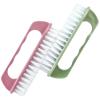Amaxiu Hand Nail Cleaning Brush, 2 Pcs Durable Stiff Bristles Fingernails Scrub Cleaner with Handle Heavy Duty Deep Scrubber Cleaning Under Nails for Mechanics Gardeners Men(Pink, Green) view 1