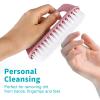 Amaxiu Hand Nail Cleaning Brush, 2 Pcs Durable Stiff Bristles Fingernails Scrub Cleaner with Handle Heavy Duty Deep Scrubber Cleaning Under Nails for Mechanics Gardeners Men(Pink, Green) view 2