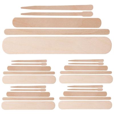 EXCEART 500pcs Wax Sticks for Hair Removal Applicators Smooth Body Waxing Tools for Easy Hair Removal for Daily Use