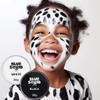 Blue Squid Face Paint Water Based Single Cake Professional Face & Body Paint - Water Activated, Kids Adults Face Painting for Costume, Halloween Makeup, Cosplay - Classic Black & White Face Paint 30g view 3