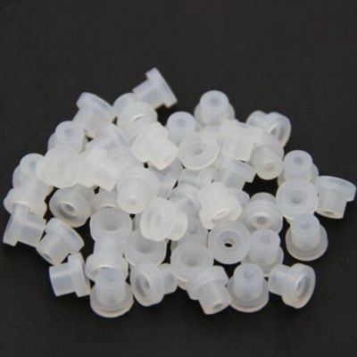 200 Pcs Of White Silicone Tattoo Machine Armature Bar Needle Half Grommets Nipples