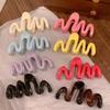 Big Waves Hair Clip,Acetate Claw Clip for Women,Women Hair Accessories,Pack of 2,Brown view 3