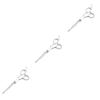 LALAFINA 3pcs Hair Cutting Scissors Professional Barber Scissors Stainless Steel Hair Shears for Salon Home Use Edge view 1