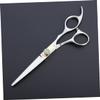 LALAFINA 3pcs Hair Cutting Scissors Professional Barber Scissors Stainless Steel Hair Shears for Salon Home Use Edge view 4