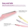 Tinkle Everglow Dermaplane Razor (12 ct - 4 packs of 3ct), Eyebrow Razor & Face Razors for Women, Peach Fuzz Remover, Dermaplaning Tool, Stainless Steel Blades, Stocking Stuffers view 3