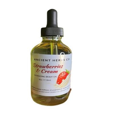 Ancient Herbs Co. Strawberries & Cream Hydrating Body Oil