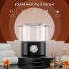 Towel Steamer Spa Facial Skin Moisturizing Tool Electric Hot Towels Warmer Foe Salon Shaving Barber Timing Function Fast Heating Towel Cabinet,White,23 * 20.5cm view 3