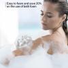 Fishent Loofah Bath Sponge Shower Loofahs, 4 Pack Soft Loofa Exfoliating Body Scrubber Mesh Shower Puff Pouf Ball Luffa for Men and Women(50g/pcs) (Black) view 3
