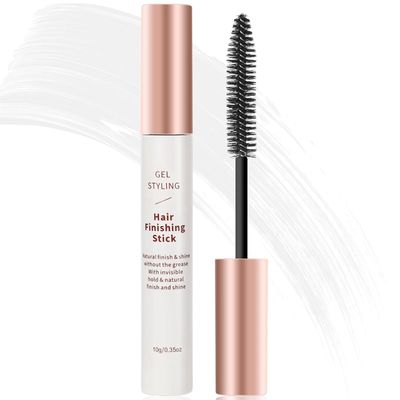 BEUKING Broken Small Hair Finishing Stick Hair Smoothing Cream Loose Hair Quick Styling Non-Greasy Non-Sticky Bangs Styling Gel for Frizz Control & Fixing Stereotypes Hair Mascara for All Hair Types
