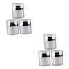 FRCOLOR 6pcs Airless Lotion Pump Jars Cream Storage Containers for Travel Moisturizers and Skin Care Products Lightweight and Compact Design view 1