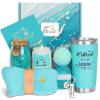 Retirement Gifts for Woman 2026, Happy Cool Retirement Gifts for Women Coworker, Teacher, Boss, Nurse, Friends, Mom, Retirees, Retired Free and Fabulous Funny Spa Gift Basket, 8 pcs view 1