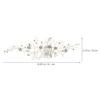 Beaupretty Bridal Hair Comb Rhinestone and Elegant Side Hair Accessory for Weddings Comfortable and Secure Fit for Special Occasions and Photoshoots view 3