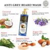 Buddha Natural Grey Hair Beard Wash - Ayush Certified - Chemical-Free, No Side-Effects - Restores Natural Black Beard Hair & Gives Softer, Shiny, Thicker Beard (120 Ml (Pack Of 1)) view 3