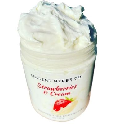 Ancient Herbs Co. Strawberries & cream whipped shea body butter
