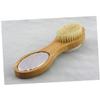 FRCOLOR Foot Massage Brush Natural Exfoliating Stone and Cleaning Pad for Dead Skin Removal and Foot Care Shower Use Stimulates Circulation view 2