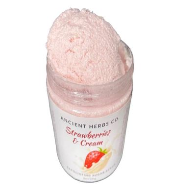 Bubble gum exfoliating sugar scrub