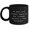 Inappropriate Web developer Gifts, All Men Are Created Equal, Web developer 11oz 15oz Mug From Team Leader, Gifts For Friends, Web developer tools, Web development books, Web development courses, Web view 1