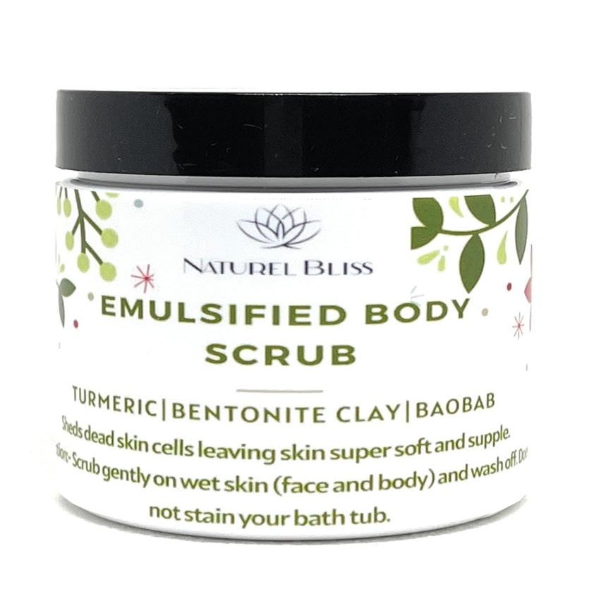 All-Natural Non-Greasy Exfoliating Sugar Scrub | Body Scrub | Detoxifying (8 oz)