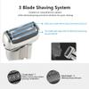 Head Shavers for Bald Men, Reciprocating Electric Shaver 3 Blade Shaving System USB Rechargeable Shaving Machine for Men Razor Shaver Barber Electric (Color : Gray) view 4