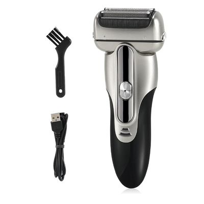 Head Shavers for Bald Men, Reciprocating Electric Shaver 3 Blade Shaving System USB Rechargeable Shaving Machine for Men Razor Shaver Barber Electric (Color : Silver)