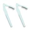FRCOLOR 2pcs Eyelash Comb Handle Eyelash Shaper Eyebrow Brush Ergonomic Design for Mascara Guarding Travel-friendly Makeup Tool for Women view 1