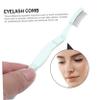 FRCOLOR 2pcs Eyelash Comb Handle Eyelash Shaper Eyebrow Brush Ergonomic Design for Mascara Guarding Travel-friendly Makeup Tool for Women view 3
