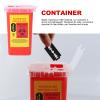 FOMIYES Razor Blade Disposal Container with Snap-Top Lid Portable Plastic Case for Safe Storage and Recycling of Used Barber Razors Ideal for Barbershop and Salon Use view 2