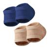 FOMIYES 4pairs Supple Half Feet Socks for Cracked Heel Protection Elastic Toeless Moisturizing Heel Sleeves view 2