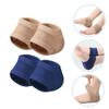 FOMIYES 4pairs Supple Half Feet Socks for Cracked Heel Protection Elastic Toeless Moisturizing Heel Sleeves view 3
